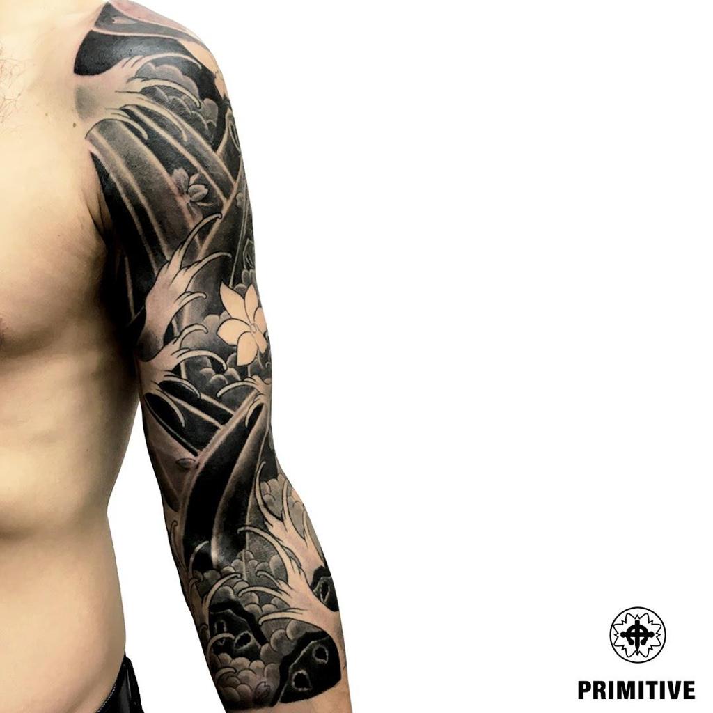 Bodysuit Design - Katana Tattoo