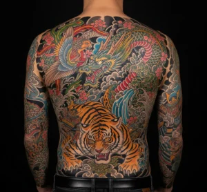 japanese full back tattoo